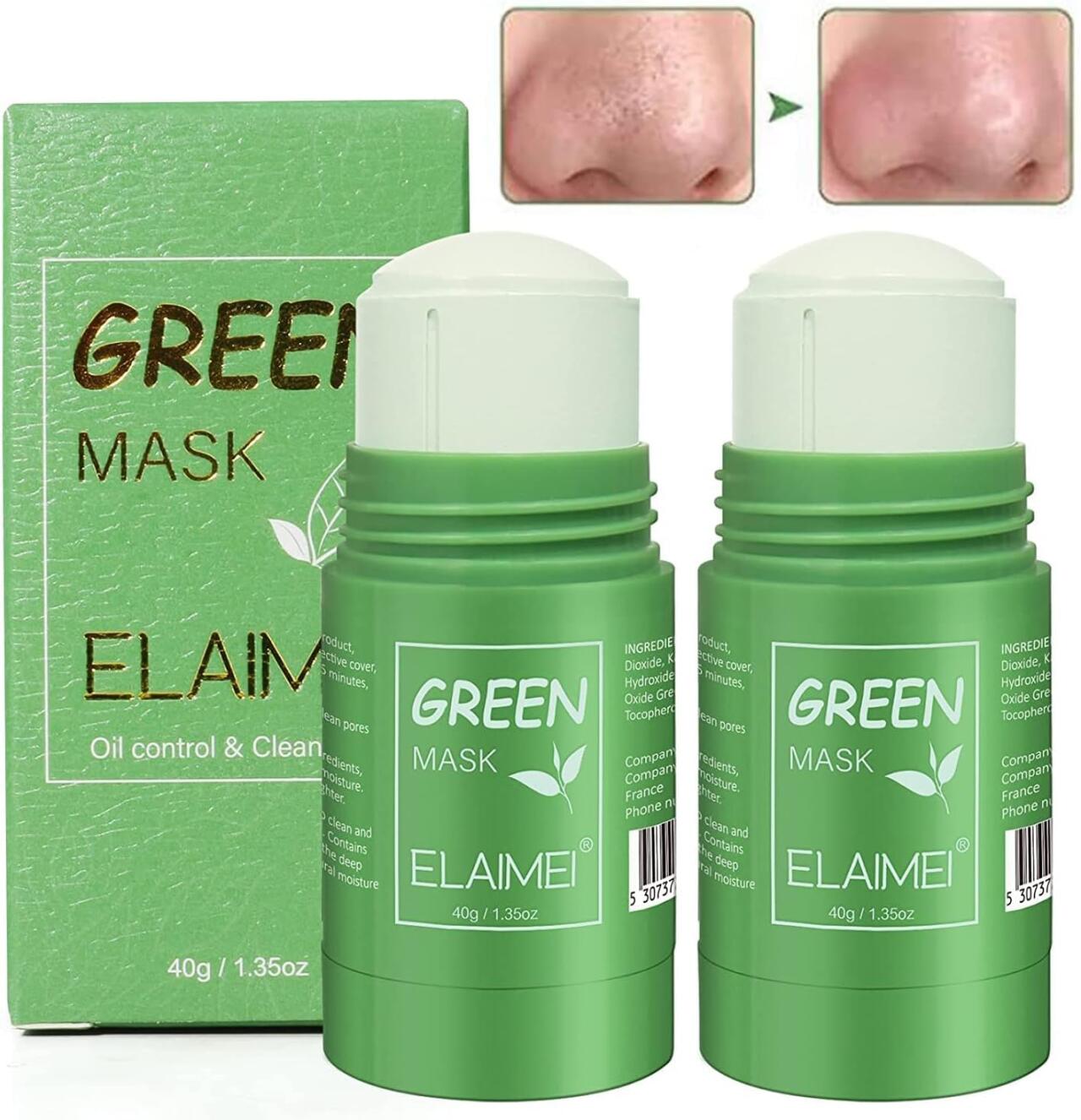 Mascarilla Facial Limpiadora - Té Verde