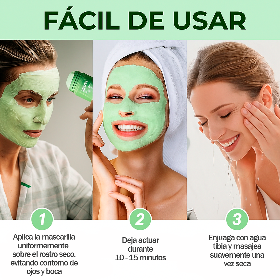 Mascarilla Facial Limpiadora - Té Verde